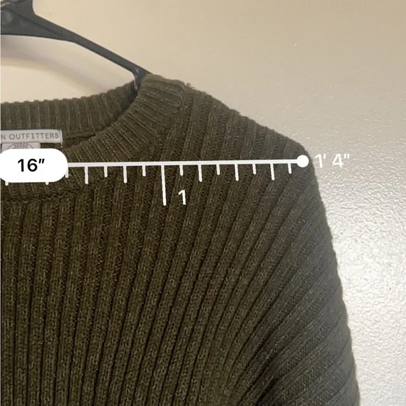 Urban outfitters green long sleeve crop top - Picture 6 of 9